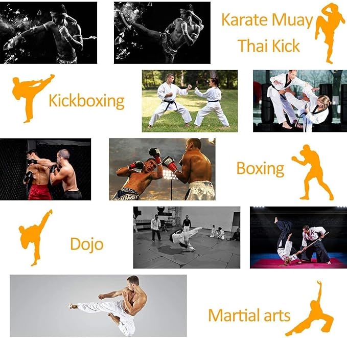 Valleycomfy Boxing Curved Focus Punching Mitts- Leatherette Training Hand Pads-StrideForce Fitness