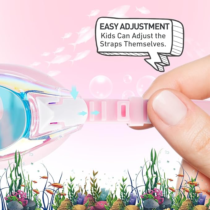 Aegend 2 Pack Kids Goggles, Swimming Goggles for Kids Age 4-16 Boys and Girls Youth, Anti-Fog Waterproof Anti-UV Pool Goggles-StrideForce Fitness