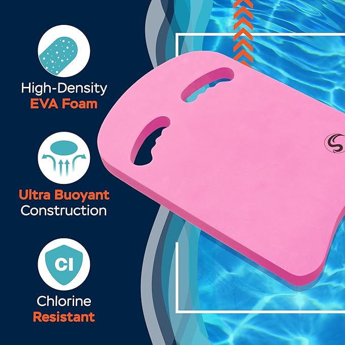 Sunlite Sports Swimming Kickboard - One Size Fits All - A Great Training Aid for Children and Adults-StrideForce Fitness
