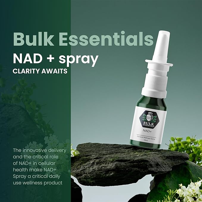 NAD+ Spray | 100 Sprays | Nicotinamide Adenine Dinucleotide | NAD+ | 100% Pure & USA Made | 5mg Per Spray to Support Wellbeing-StrideForce Fitness