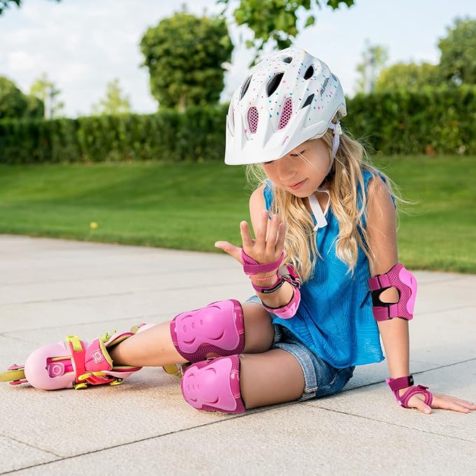 BOSONER Kids/Youth Knee Pad Elbow Pads Guards Protective Gear Set for Roller Skates Cycling BMX Bike Skateboard Inline Skatings Scooter Riding Sports-StrideForce Fitness