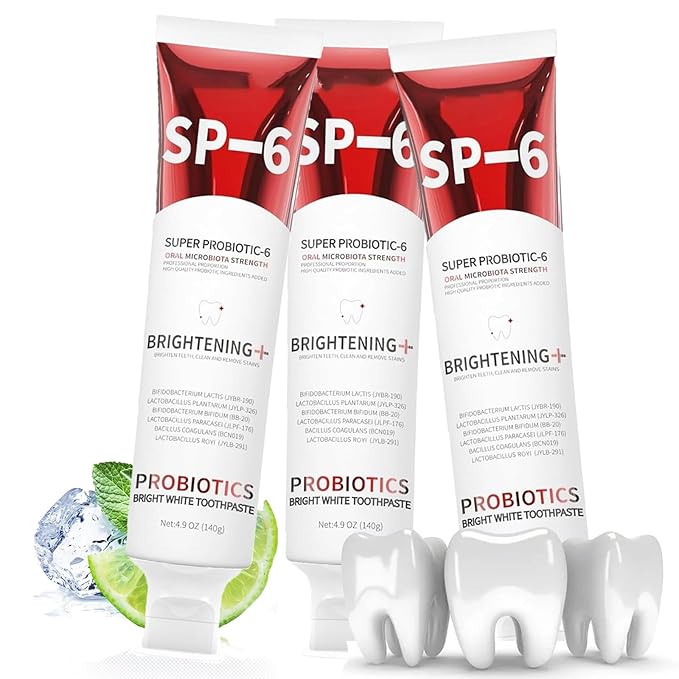 7.5% Hydroxyapatite Toothpaste， Hydroxyapatite Toothpastes for Enamel Protection and Tooth Strengthening, Repair and Protect Toothpaste 4.23oz (Red*3PCS)