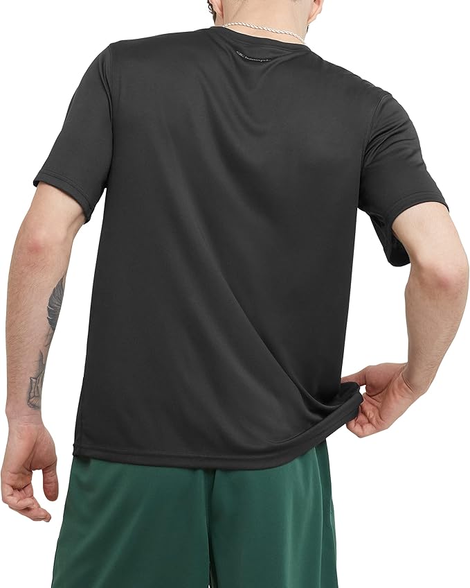 Champion Men's T-shirt, Sport Tee, Moisture Wicking, Anti Odor, Athletic T-shirt for Men (Reg. Or Big & Tall)-StrideForce Fitness