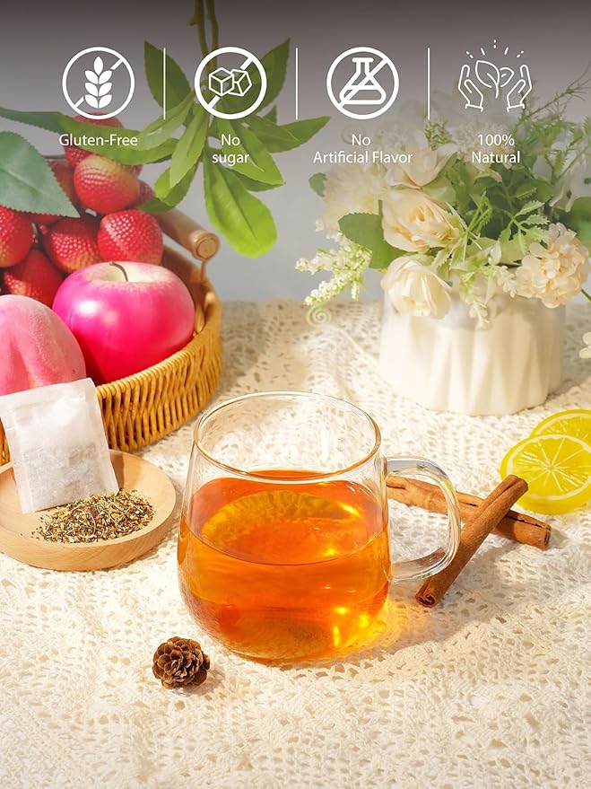 TeeLux Chai Black Tea, Black Tea with Cinnamon, Ginger, Clove & Star Anise, Mellow & Spicy Flavor, Natural, 100 Count