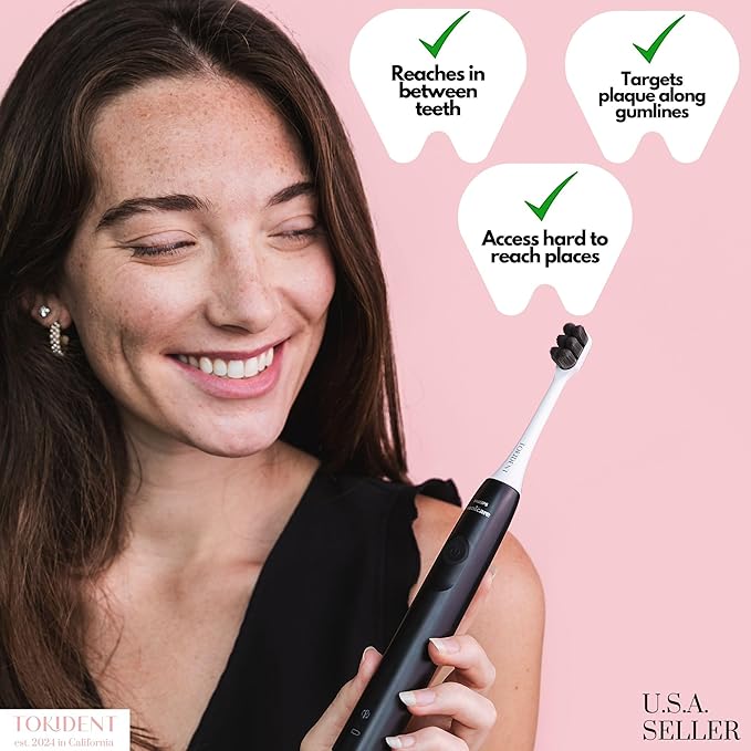 Replacement Brush Heads for Philips Sonicare Electric Brush - Ultra Soft Toothbrush Heads for Sensitive Teeth & Gums - Replacement Head with 10,000 Wave Cut Nano Bristles - 2 Pack - Panda