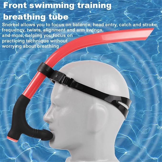 Snorkel Swim Training Practice Freestyle Learn to Swim for Pool Swimming and Open Water Snorkeling-StrideForce Fitness