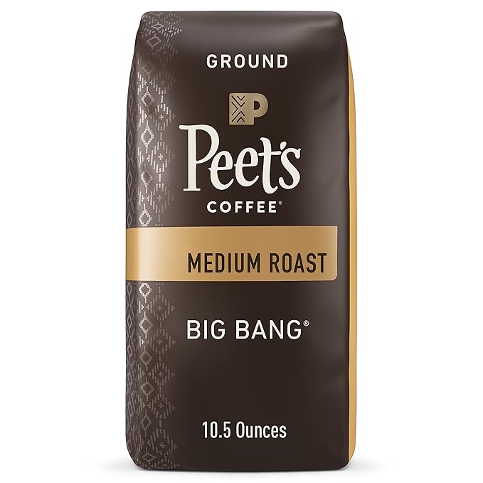 Peet's Coffee, Big Bang - Medium Roast Ground Coffee - 10.5 Ounce Bag-StrideForce Fitness