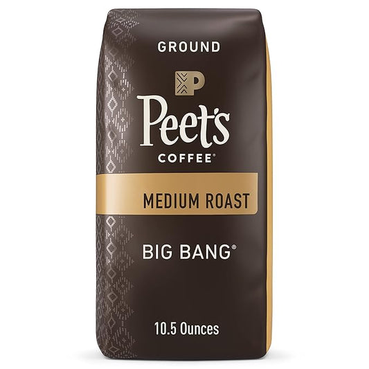 Peet's Coffee, Big Bang - Medium Roast Ground Coffee - 10.5 Ounce Bag-StrideForce Fitness