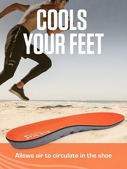 Sof Sole Insoles Men's ATHLETE Performance Full-Length Gel Shoe Insert-StrideForce Fitness