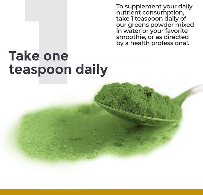 Premier Research Labs Premier Organic Greens - Super Greens Powder, Greens Superfood Powder for Drinks, Green Juice, Nutrition Support, Supergreens for Men & Women, Spinach, Alfalfa, Chlorella - 10 oz-StrideForce Fitness