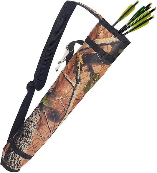 Archery Quiver Back and Hip Quivers Adjustable Arrow Backpack Bag Holder Side Hip Arrows Bag for Compound Recurve Bow Practice Target Hunting-StrideForce Fitness