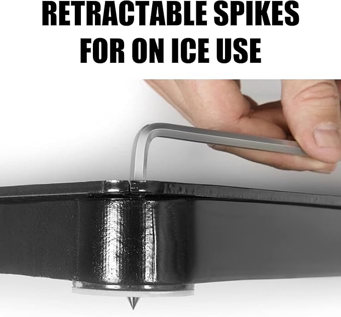 EALER Hockey Goal with Shooting Targets – 6′×4′ Portable Street & Ice Goal, Heavy-Duty 2″ Steel Frame, 11 Target Holes, Tear-Proof Fabric, Official Size, Easy Backyard Assembly-StrideForce Fitness