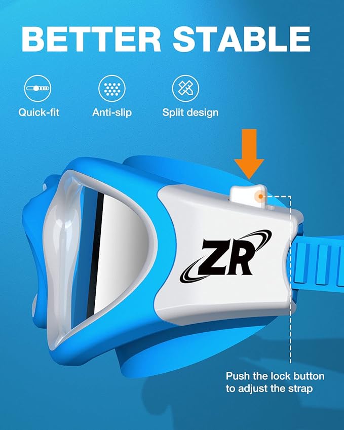 ZIONOR G1 Polarized Swimming Goggles for Unisex Adult Women Anti Fog 100% Anti UV Diving Goggles-StrideForce Fitness