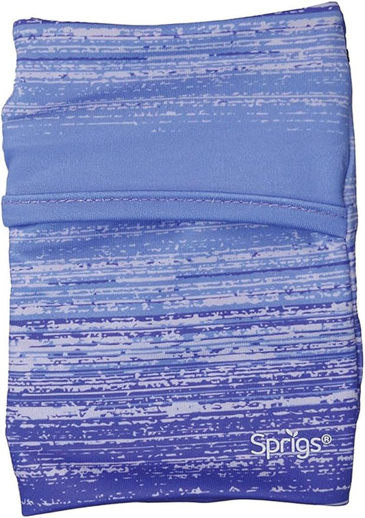 Sprigs Banjees 2 Pocket Wrist Wallet/Wrist Band/Wrist Pocket for Travel, Walking, & Running. Wallet Pouch That Holds Cash, Card, ID's, and More-StrideForce Fitness