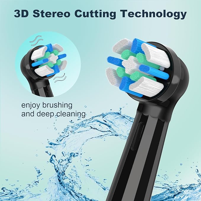 12pcs iO Replacement Heads Compatible with Oral B iO,iO Series Electric Toothbrush Heads Compatible with Oral B iO 2/3/4/5/6/7/8/9/10,Medium Bristles for Effective Plaque Removal