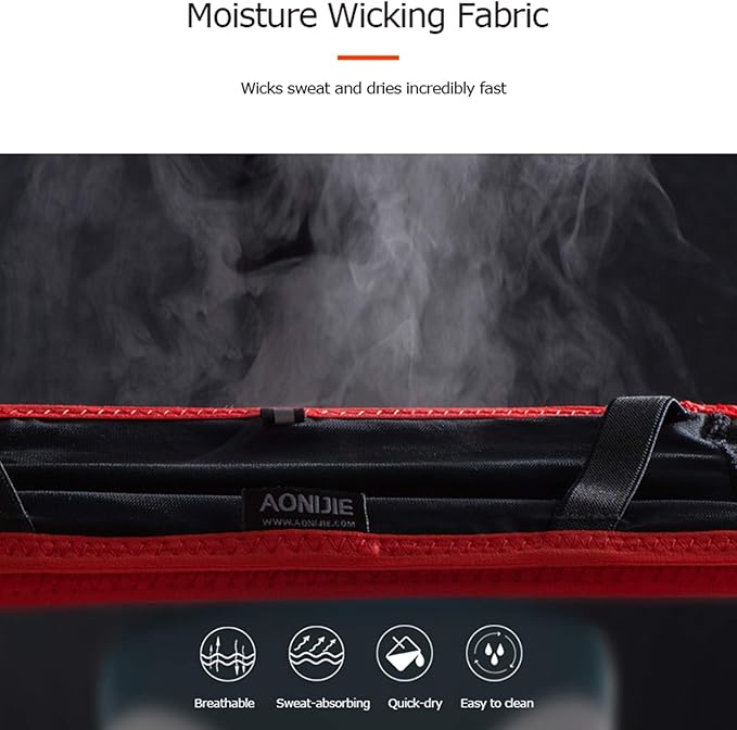AONIJIE Hydration Belt Running Fanny Pack, with 250ml Soft Water Bottle Flask Phone Holder for Trailing Running Climbing Jogging Cycling Workout Fitness 3 Colors (Red, S/M)-StrideForce Fitness