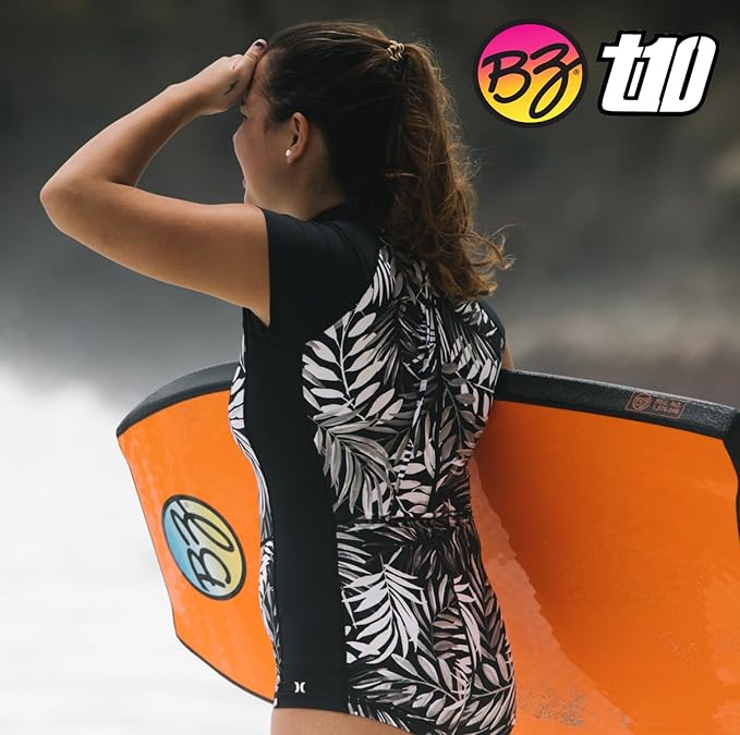 BZ BodyBoards - T-10 Progressive Series Bodyboard - HDPE Slick - Crescent Tail - PHUZION Core - 8lb Deck-StrideForce Fitness