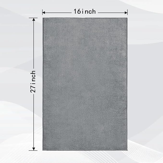 Orighty Gym Towels, Highly Absorbent Sweat Towels, Soft and Quick Drying Gym Towel for Daily Use, Multi-Purpose Towel for Sport, Salon, Spa, Hotel, 16 x 27 Inch, Grey, 3 Pack-StrideForce Fitness