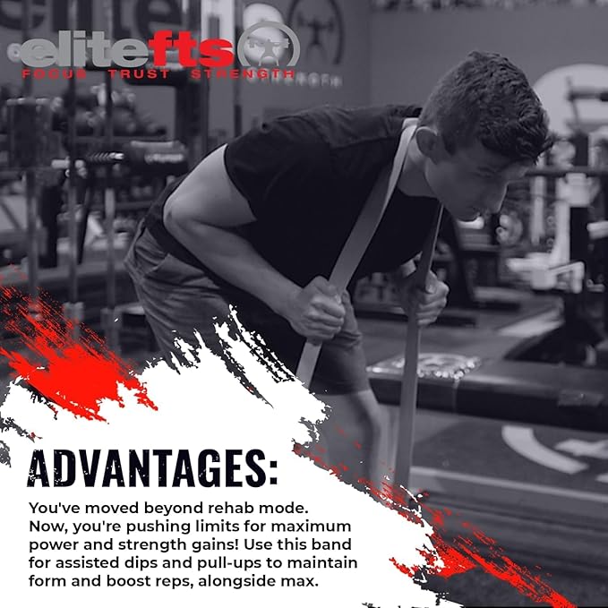 EliteFTS Pro Resistance Band - Boost Core Stability and Flexibility with This Portable, Joint-Friendly Tool-StrideForce Fitness