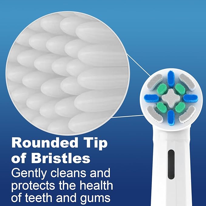 IO Replacement Heads Compatible with Oral B iO 2/3/4/5/6/7/8/9/10 Series Electric Toothbrush, Medium Bristles Brush Heads Compatible with Oral B, Deep Clean and Sensitive Care, 10 Pack White