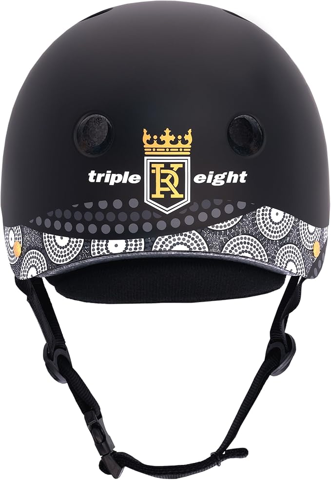 Triple Eight Deep Cover Helmet - Ideal for Skateboarding, Bicycling, BMX, and Roller Skating-StrideForce Fitness