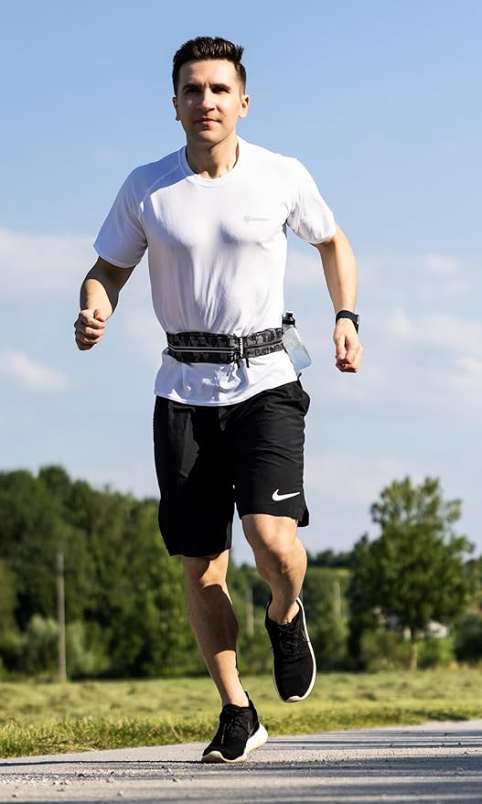 Fitgriff® Running Belt for Men & Women - Secure Jogging Pouch for Phone, Keys & Essentials - For All Cell Phones-StrideForce Fitness