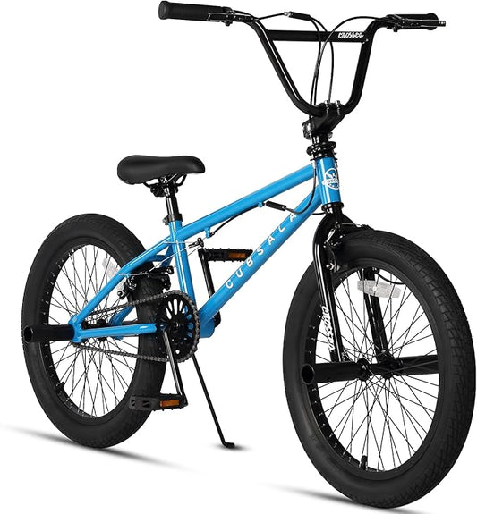 Freestyle BMX Bike, 18 20 Inch Kids Bicycle for 5-13 Years Old Kids and Beginner Level Rider, Multiple Colors-StrideForce Fitness