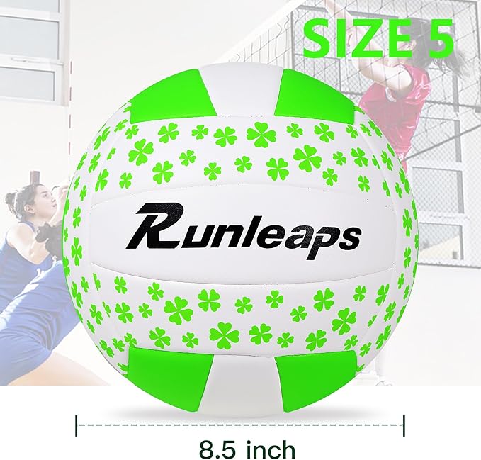 Beach Volleyball Official Size 5 Soft Waterproof Volleyball Sand Sports PU Ball for Indoor, Outdoor, Pool, Gym, Training-StrideForce Fitness