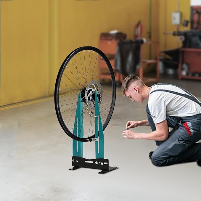 Bike Wheel Maintenance Stand Professional Wheel Truing Stand Bicycle Road Bike Wheel Holder Repair Tools Suitable for 16"-27.5" 700C Wheels-StrideForce Fitness