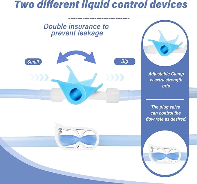 TopQuaFocus Douche Bag kit Home Coffee Enemas with 6.5FT Silicone Tube Portable Enema Bag for Men Women Colon Cleansing Flushing for Colonic Cleanse-StrideForce Fitness