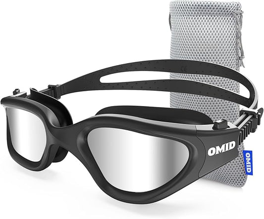 OMID Swim Goggles, P2 Polarized Swimming Goggles for Men Anti-fog Goggles Swimming for Adult Women-StrideForce Fitness