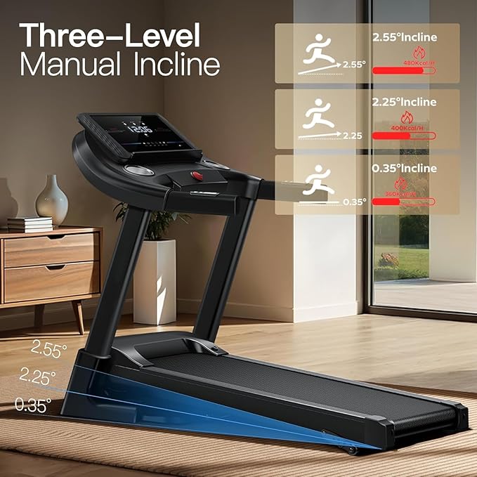 3-in-1 Portable Under Desk Treadmill, 17% Incline Walking Pad Treadmills for Home and Office, Folding Treadmill with 2.5 HP Quiet Brushless, 300 LBS Capacity-StrideForce Fitness