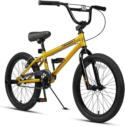 20 24 26 Inch BMX Race Bike Trident Bicycles Beginner-Level to Advanced Riders with 2 Pegs, Multiple Colors-StrideForce Fitness