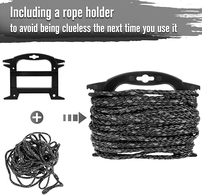 Boat Anchor 3.5 lb Folding Anchor, Grapnel Anchor Kit for Kayaks, Canoes, Paddle Boards-StrideForce Fitness