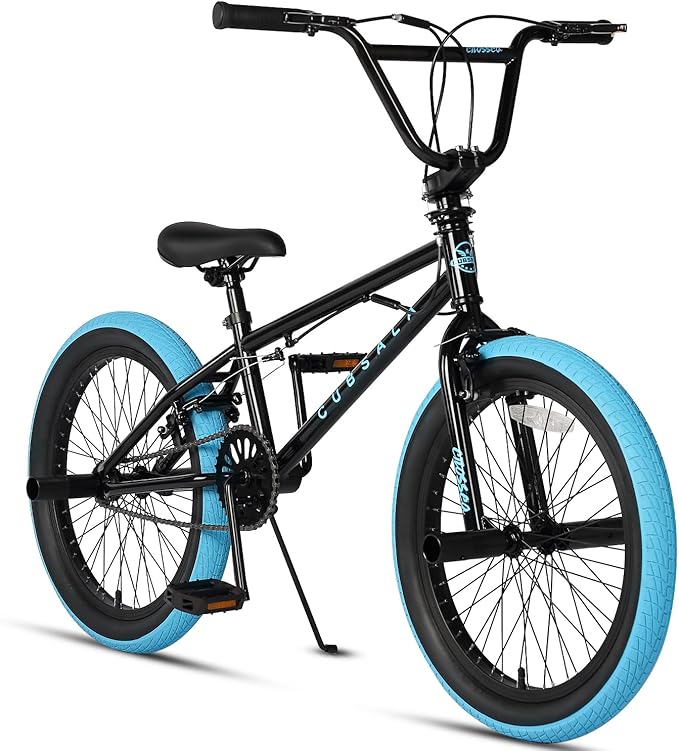 Freestyle BMX Bike, 18 20 Inch Kids Bicycle for 5-13 Years Old Kids and Beginner Level Rider, Multiple Colors-StrideForce Fitness