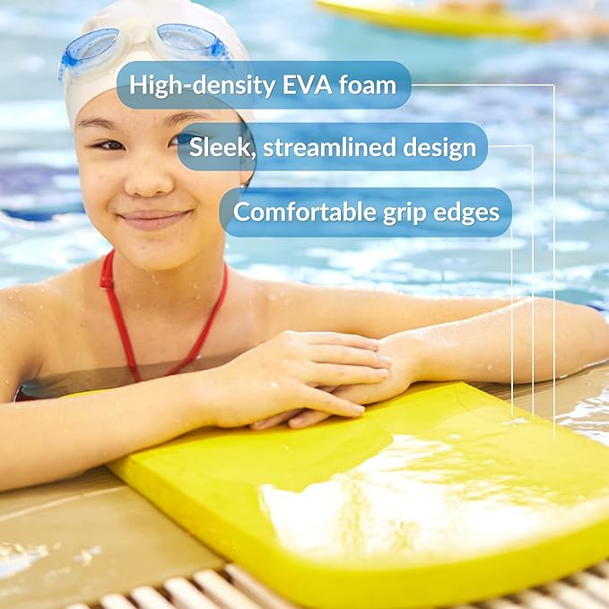 Sporti Kids Kickboard for Swim Training Lesson, Swimming Kickboard for Junior, Water Board for Kids, Swimming Training Aid-StrideForce Fitness