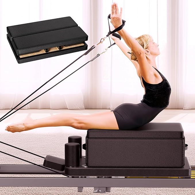 Pilates Reformer, Foldable Reformer Pilates Machine, Pilates Equipment for Home Women Use Gym Workout & Advanced and Beginners Users, Up to 400 lbs Weight Capacity Reformers-StrideForce Fitness