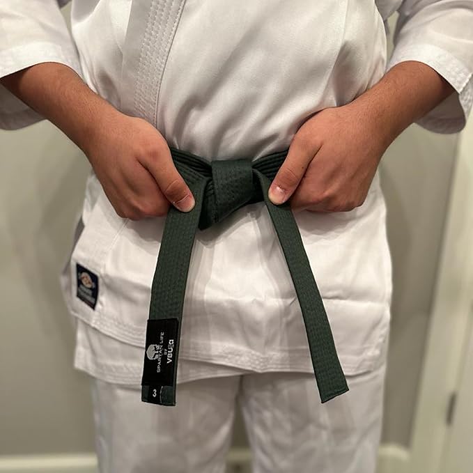 Karate Belt, All-Purpose Martial Arts Belt, Judo, Taekwondo Belt, Durable MMA Color Rank TKD Belt Size 0-6.-StrideForce Fitness