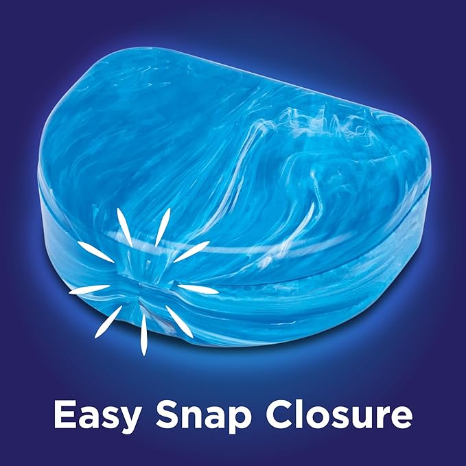 Practicon Marble Retainer Cases, Orthodontic Aligner Case, Mouth Guard Holder (3 Pack) Ocean