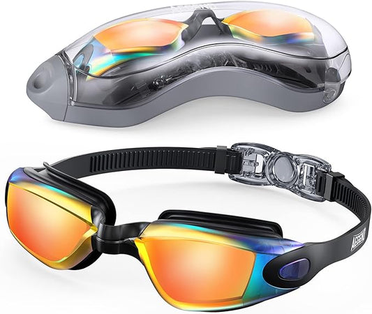 Aegend Swim Goggles, Swimming Goggles No Leaking Full Protection Adult Men Women Youth-StrideForce Fitness