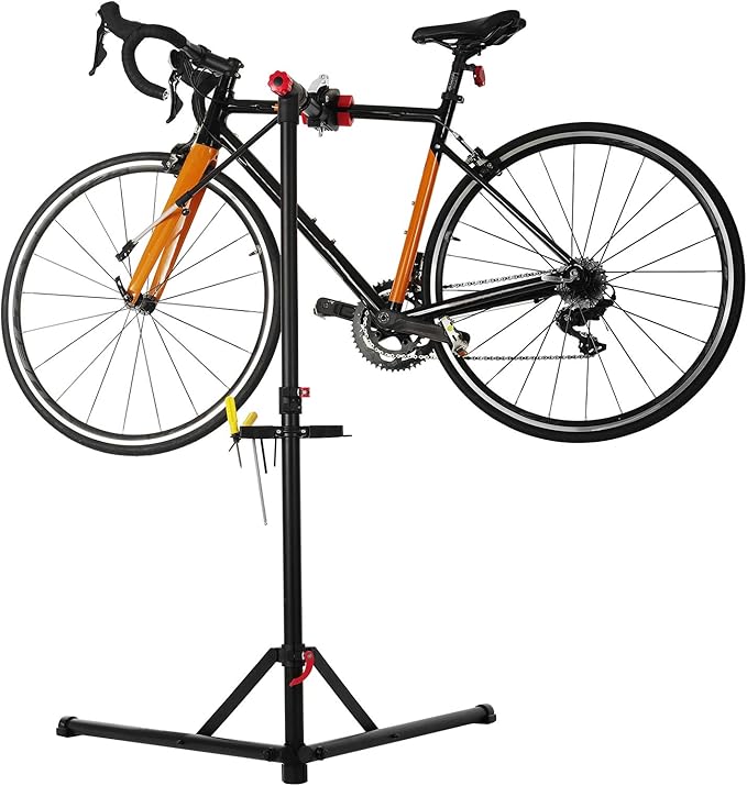 UNISKY Bike Repair Stand for Maintenance Height Adjustable Rack with Quick Release Bicycle Mechanics Maintenance Workstand-StrideForce Fitness