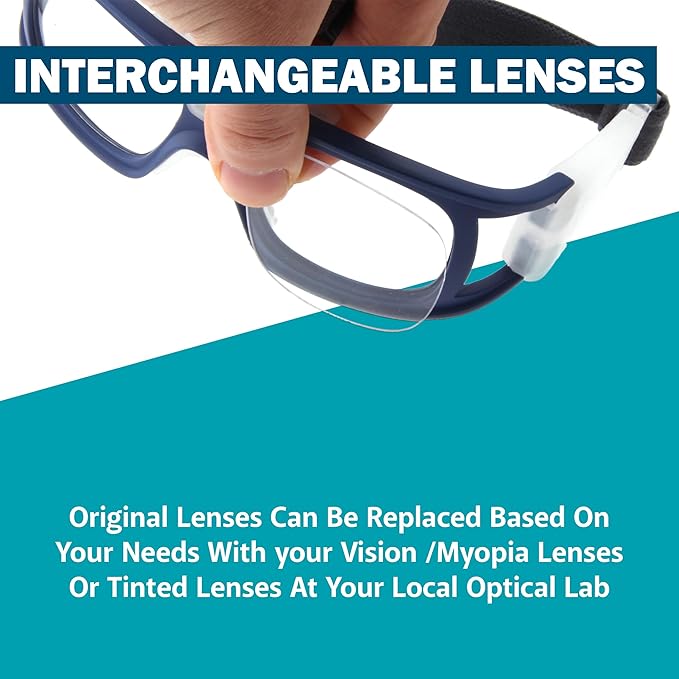 BLUE CUT Safety Outdoor Sports Goggles Unisex Anti Fog Ideal For Basketball Racquetball-StrideForce Fitness