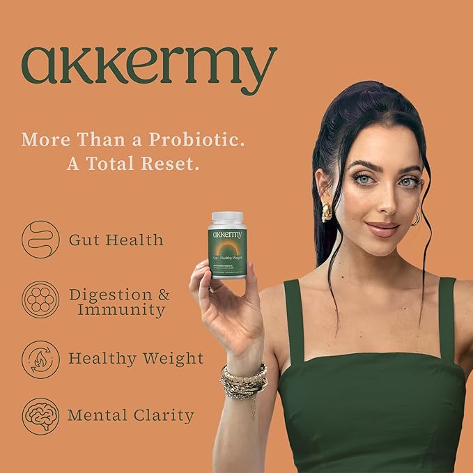 Akkermansia Probiotic for Appetite & Craving Control | Increases GLP-1 & Boosts Healthy Weight | 120 Day Supply | Made in USA | Bacillus Coagulans, B2, D3 & Chromium |SIBO Friendly, Vegan, Gluten Free-StrideForce Fitness