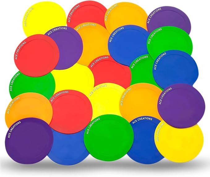 9 Inch Poly Vinyl Spot Markers-StrideForce Fitness