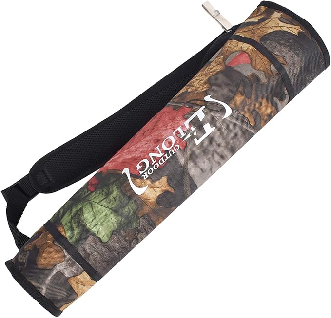 YLS Archery Hip and Back Quiver for Arrows - Black Arrow Quiver for Kids and Adults - Adjustable Arrow Holder with a Padded Strap and Belt Clip - Archery Accessories for Field and Practice-StrideForce Fitness