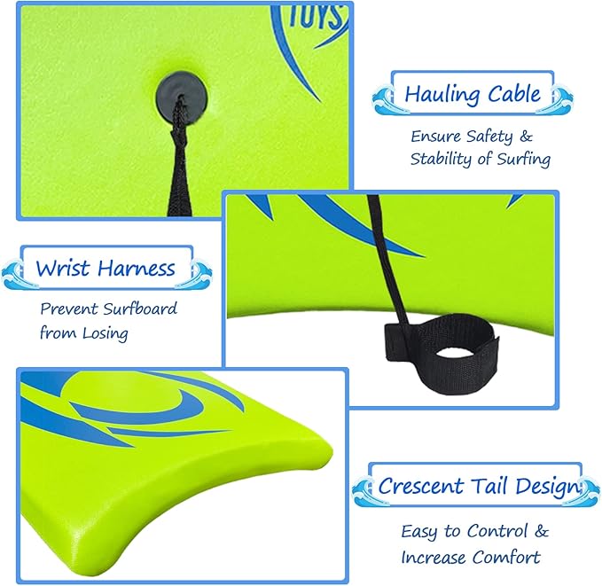 Body Board Lightweight with EPS Core-StrideForce Fitness
