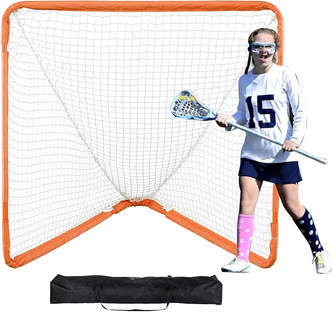 VEVOR Portable Lacrosse Goal - Complete Training Accessory Set with Extended Coverage for Youth and Adults-StrideForce Fitness