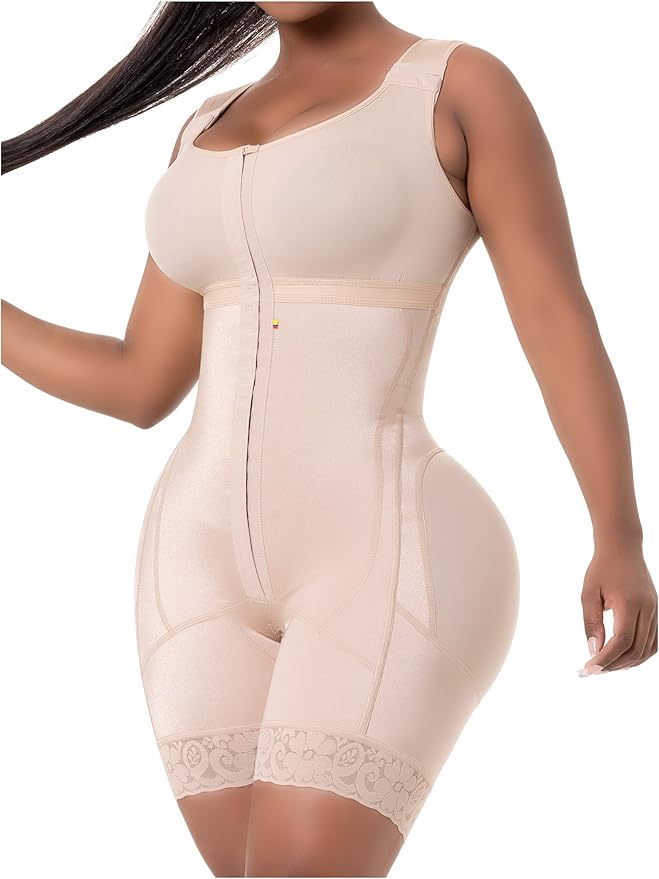Snatched Body - Women's Stage 2 Faja Colombians with Bra Shapewear - BBL Post Surgery Garment - Reductoras Moldeadoras-StrideForce Fitness