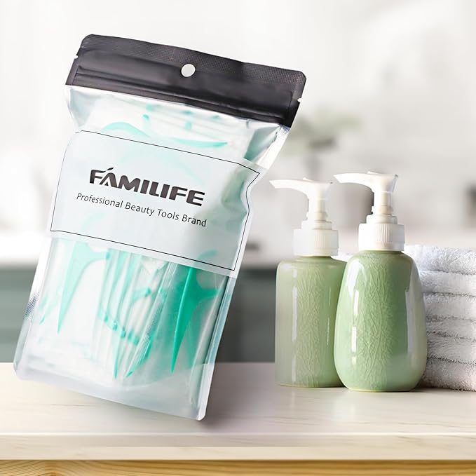 FAMILIFE Individually Wrapped Floss Picks, 100PCS Mint Dental Floss Cleaner, Tooth Picks Flossers with Portable Individual Packaging, Toothpicks Helps to Fight Tooth Decay and Keep Your Teeth Clean