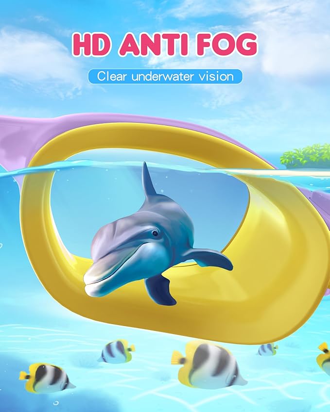 Kids Swim Goggles,Swimming Goggles for Kids 6-14, Anti-Fog UV Protection Pool Glasses for Boys Girls-StrideForce Fitness